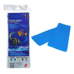 Sobo Biyolojik Filtre Süngeri 32x12x2 Mavi