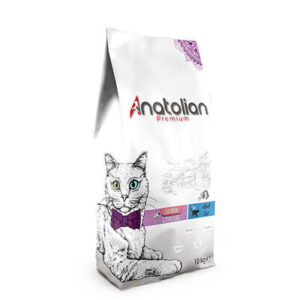 Anatolian Premium Somon Etli ve Pirinçli Kısırlaştırılmış Kedi Maması 10kg