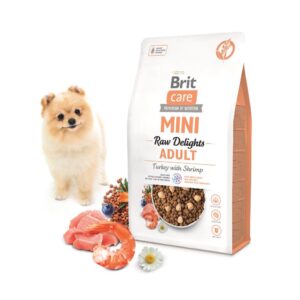 Brit Care Dog Mini Raw Delights Turkey&Shrimp 2 kg