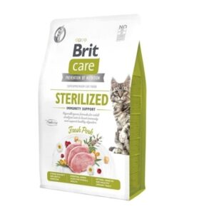Brit Care Immunity Support Domuz Etli Tahılsız Kısırlaştırılmış Kedi Maması 2kg