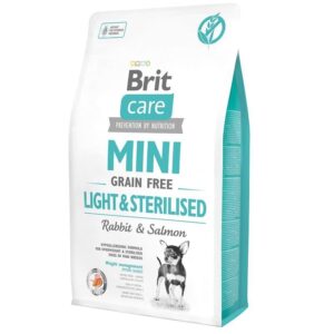 Brit Care Mini Light Kısırlaştırılmış Tavşan Etli Somonlu Köpek Maması 2 Kg