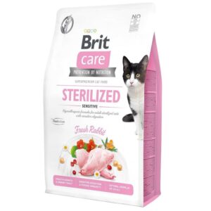 Brit Care Hypo-Allergenic Sindirim Sistemi Destekleyici Tahılsız Kısırlaştırılmış Kedi Maması 2 kg