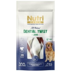 Nutri Canin Dental Twist Kuzulu Köpek Ödülü M/L 120 gr